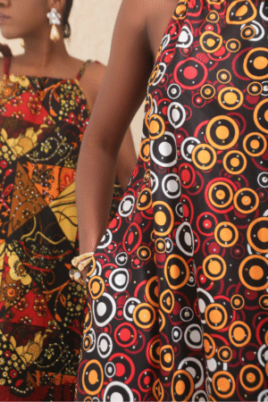 Ankara Bedazzled Shift Dress