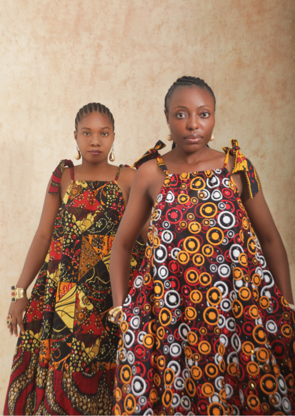 Ankara Bedazzled Shift Dress - Image 2